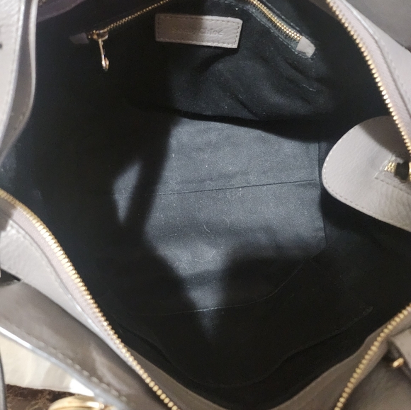 See By Chloe Paige Grey Leather 2way Shoulder Bag, Dustbag & COA EUC - Picture 5 of 15
